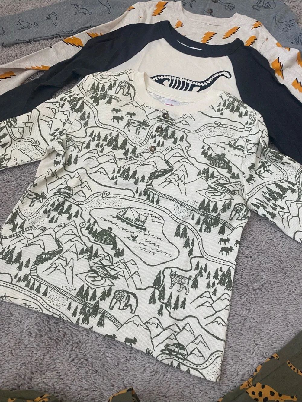 Hanna Andersson size 6-7 long sleeve top bundle - Picture 4 of 7